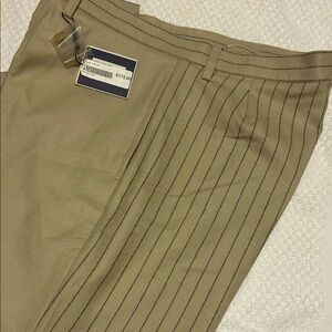 Sean John Tan Pinstripe Dress Pants